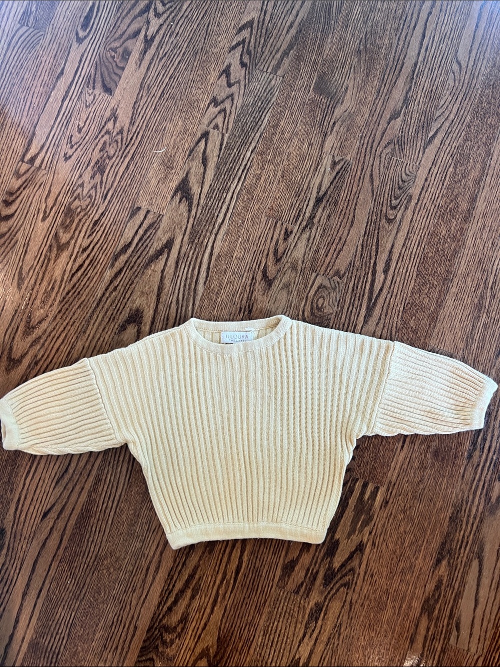 Yellow Knit Ribbed Sweater - Picture 3 of 3
